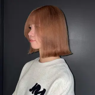 ショート カラー ★デザインカラー ハイトーン ももか★のヘアスタイル