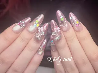 ネイル L&Y Nail🎀 思雪のネイルデザイン