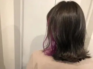 セミロング カラー オーナースタイリスト 奈須雄紀のヘアスタイル