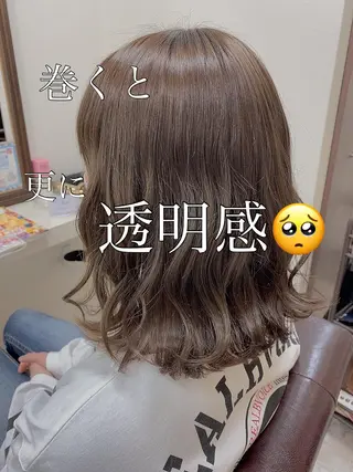 ミディアム カラー 【eimee】 店長✂️TAKUMAのヘアスタイル