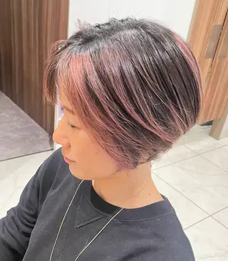 ショート カラー 🇰🇷韓国ヘア★ 副店長.쿠리타⭐︎のヘアスタイル