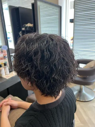 ショート パーマ 【fiti】 小野寺 航大のヘアスタイル