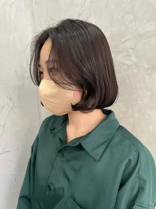 ショート カラー 佐伯 鼓乃美のヘアスタイル