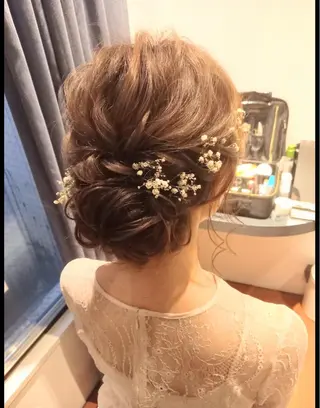 ヘアアレンジ ヘアメイクネイリスト hidemi中目黒のヘアスタイル