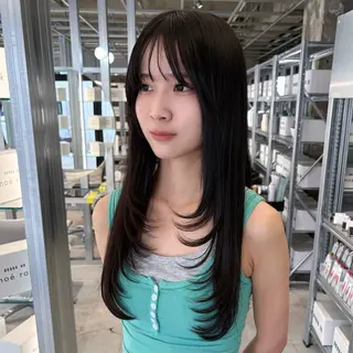 ロング 🩵 縮毛矯正/ボブ 🩵佐藤 さくらのヘアスタイル