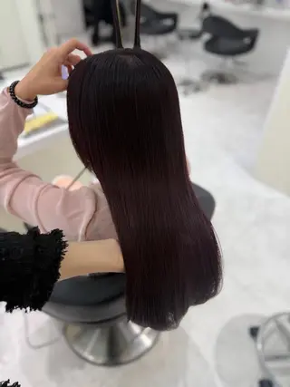カラー オリーブ/ワンホン SHIONのヘアスタイル