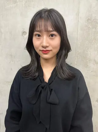ミディアム SALTWATER AYARIのヘアスタイル