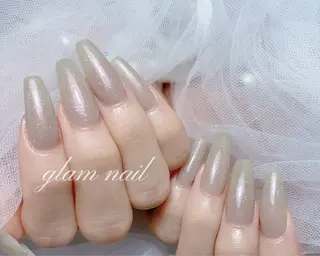 ネイル エツメ💅 長さ出し🎀デザインのネイルデザイン
