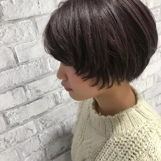 ショート カラー Oopsレイヤー 加藤澄都のヘアスタイル