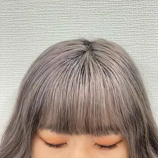 セミロング ❄最強かわいいカラー ❄️MINA❄️のヘアスタイル