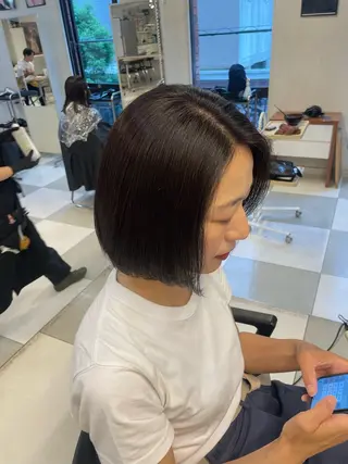ショート カラー 北山 夢菜のヘアスタイル