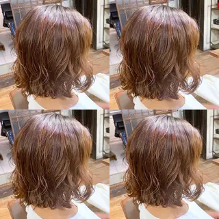 ショート パーマ 髪質改善 縮毛矯正/ レイヤー/銀座/本木のヘアスタイル