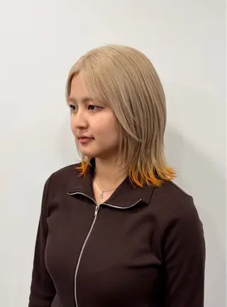 カラー 井上 悠人のヘアスタイル