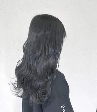 ロング カラー 髪質改善で 憧れの潤艶美髪にのヘアスタイル