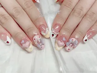 ミディアム Quick Sukarupuのネイルデザイン