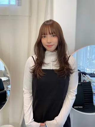ロング カラー レイヤーカット🎀 kanaのヘアスタイル