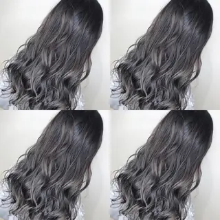 ミディアム カラー 髪質改善カラー韓国風 レイヤーtudaのヘアスタイル