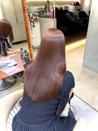 セミロング カラー 顔周りレイヤーカット /髪質改善/ゆう🤍のヘアスタイル
