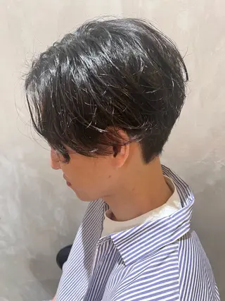 ショート パーマ メンズ Sol plusのヘアスタイル