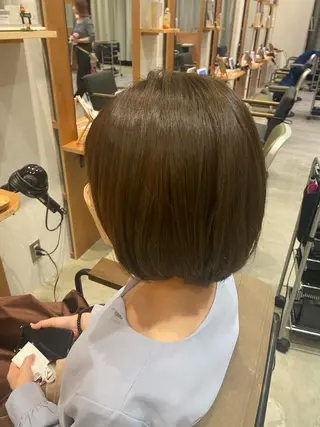 ショート レイヤーカット*艶* 蒲生四丁目*山保美月のヘアスタイル