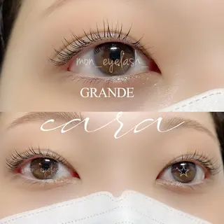 マツエク・マツパ アイブロウ GRANDEcara 栄 Miki🍀のマツエク・マツパデザイン
