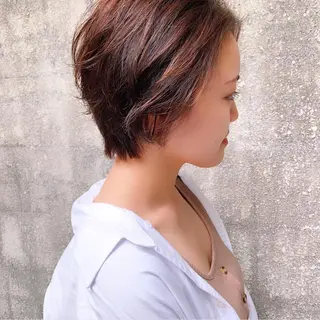 ショート カラー 中川 竜誠のヘアスタイル