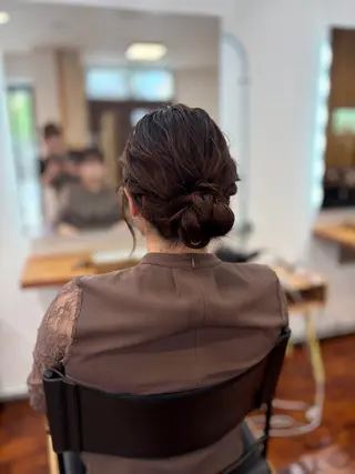 ミディアム 上島 未緒のヘアスタイル