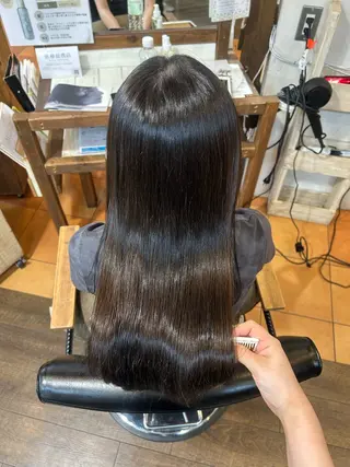 ロング 徳永　髪質改善 カラー🪄💫のヘアスタイル