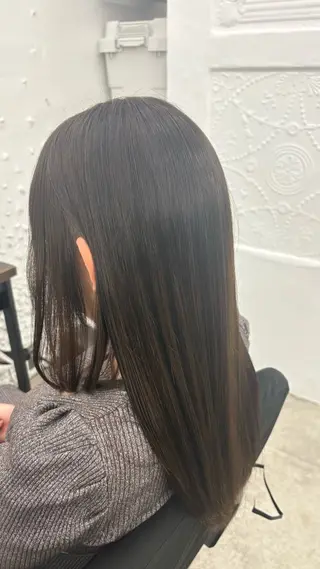 ロング カラー 🎈ブリーチなし暖色 カラー/レッド/ゆいのヘアスタイル