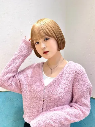 ショート 🍎大人可愛い小顔 ボブ🍏shioのヘアスタイル