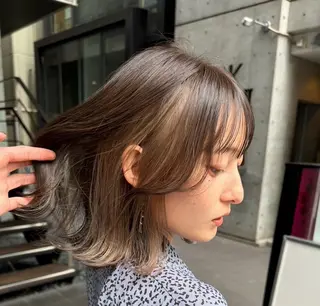 ミディアム カラー 🎀リオ🎀/ 推しカラーのヘアスタイル