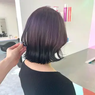 ショート カラー パーマ ヘアアレンジ メンズ キッズ ネイル マツエク・マツパ アイブロウ KANAMI 🌏のヘアスタイル