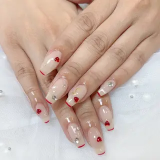 ネイル 🎀kira 長さだし💗モチ最高のネイルデザイン