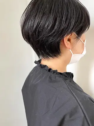 ショート カラー 江上拓郎/ショート /酸性ストレートのヘアスタイル