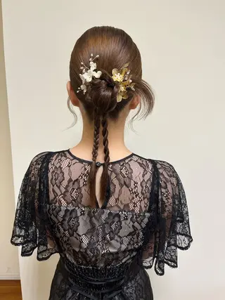 ロング 君山 希美のヘアスタイル