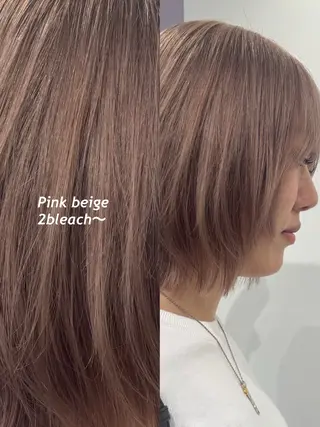 ショート カラー ベージュカラー/ 🎀Kanoのヘアスタイル
