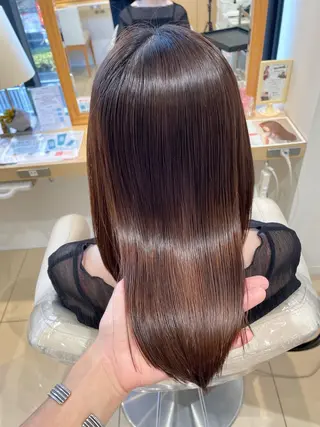 セミロング パーマ 美髪⭐︎髪質改善 井上 康司のヘアスタイル