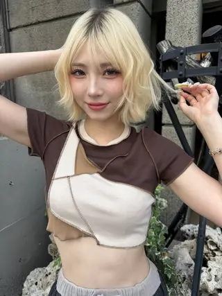 ショート 透明感カラー/ レイヤー/箕浦 稜真のヘアスタイル