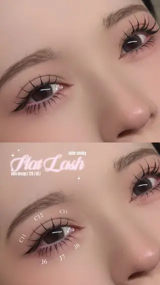 マツエク・マツパ EYELA Kiraのマツエク・マツパデザイン