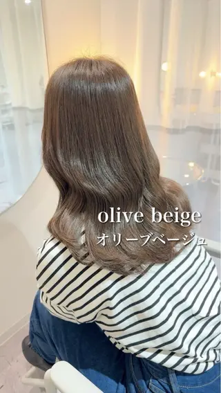 ロング カラー 似合わせバランス得意 青野さくらのヘアスタイル