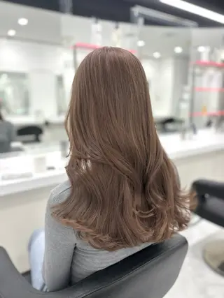ロング カラー ヘアアレンジ 垢抜け透明感 カラー🪽ྀི🤎のヘアスタイル