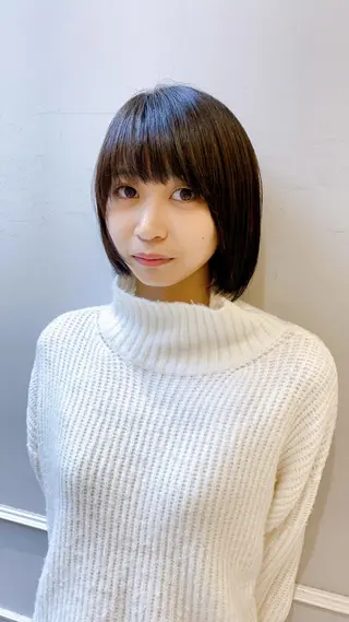 ショート 美髪矯正透明感カラー 江川 和輝のヘアスタイル