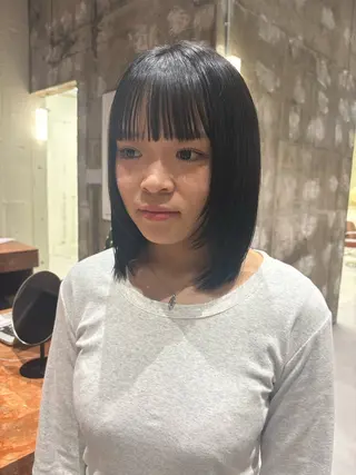 ミディアム 木下 茅沙のヘアスタイル