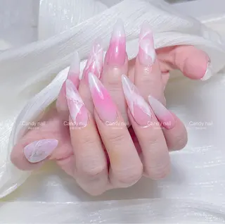 ネイル candy nail 韓国風ワンホンネイルのネイルデザイン