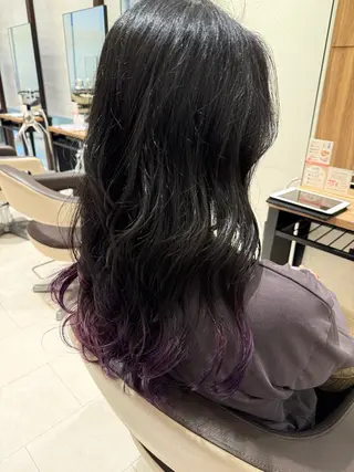 ロング UNIX ワタナベ モモハのヘアスタイル