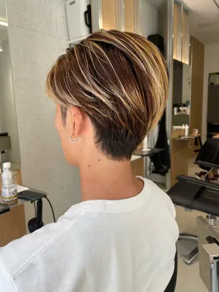 ショート メンズ 髪質改善/茅ヶ崎 マツモト リョウのヘアスタイル