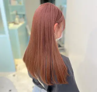セミロング カラー ヘアアレンジ 愛されカラー🩷 はるなのヘアスタイル