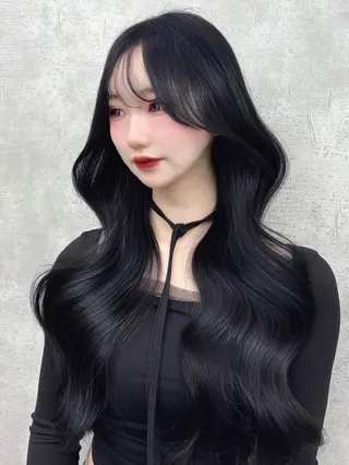 ロング カラー ⛓ワンホンレイヤー 🥀🖤/あいりのヘアスタイル