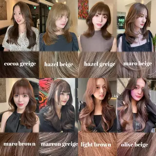 ロング 韓国✖️網紅🖤 パーマYURIYAのヘアスタイル
