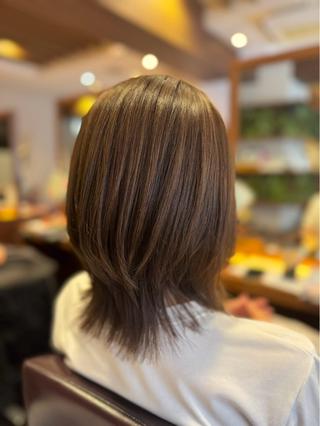 カラー ヤマダ トモナ 🍒🫧‪のヘアスタイル